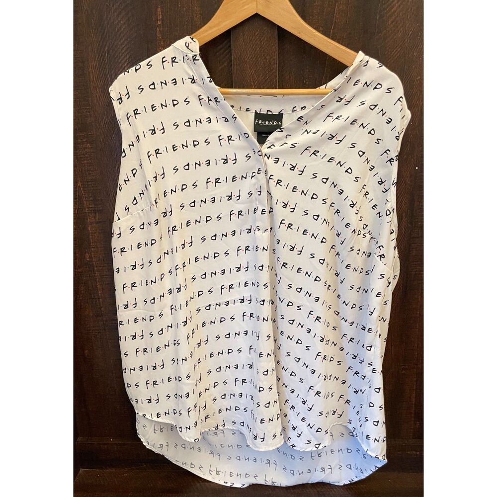 Friends TV Series All Over Print Button Up Shirt | y2k 90s Sitcom Aesthetic Top